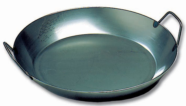 <img src="0001097_black-steel-paella-pan.jpg?v=1567973570 " alt="Bourgeat Paella Pan - Black Steel  Matfer Bourgeat catalog"> 