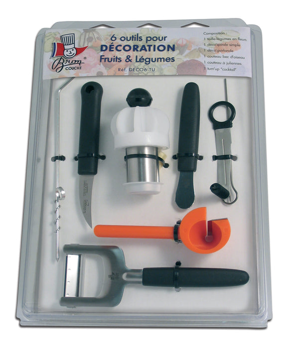 Picture of Decoration Set of 6 Professional Tools with Turn'up