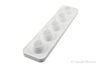 PERA & FICO Mold Size: Diam. 2.3 in. x 2.1 in. H 3 in. Volume: 3.8 oz.