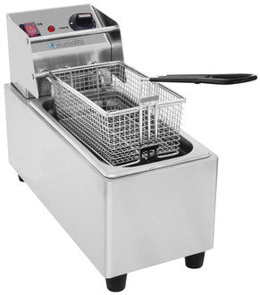 <img src="https://cdn.shopify.com/s/files/1/0084/6109/0875/products/SFE01860120_5.jpg?v=1565886829" alt="Eurodib  Fryer with Thermostatic control: 105 F - 370 F">