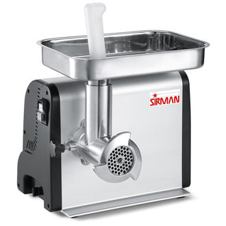 <img src="https://cdn.shopify.com/s/files/1/0084/6109/0875/products/TC12DENVER_1__3.jpg?v=1571502536" alt="Sirman TC12DENVER Medium-duty Meat Grinder, (W 14.5" x H 18" x L 15")">